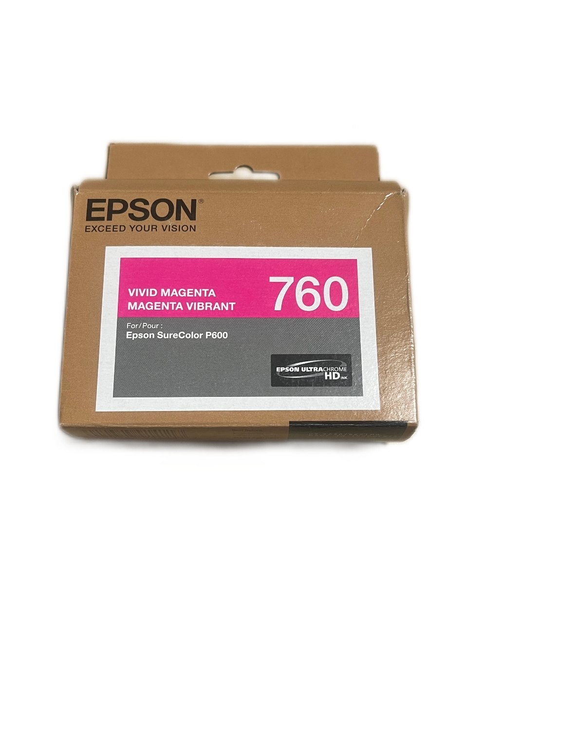 Epson T760 Vivid Magenta Ink Cartridge 760 SureColor P600 2020