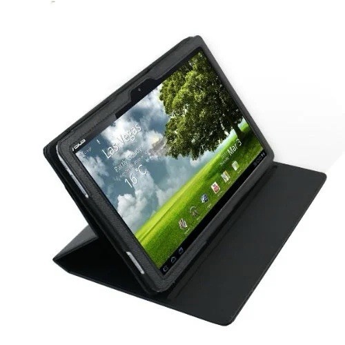 roocase leather case cover for asus transformer prime tablet black