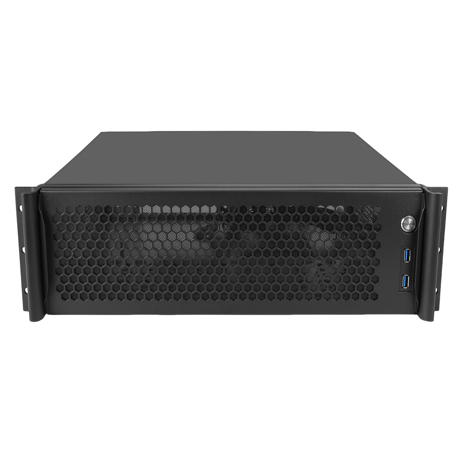 IPCHASSIS 3U mini-itx Rackmount NAS Chassis |19-Inch Industrial 1u, Black