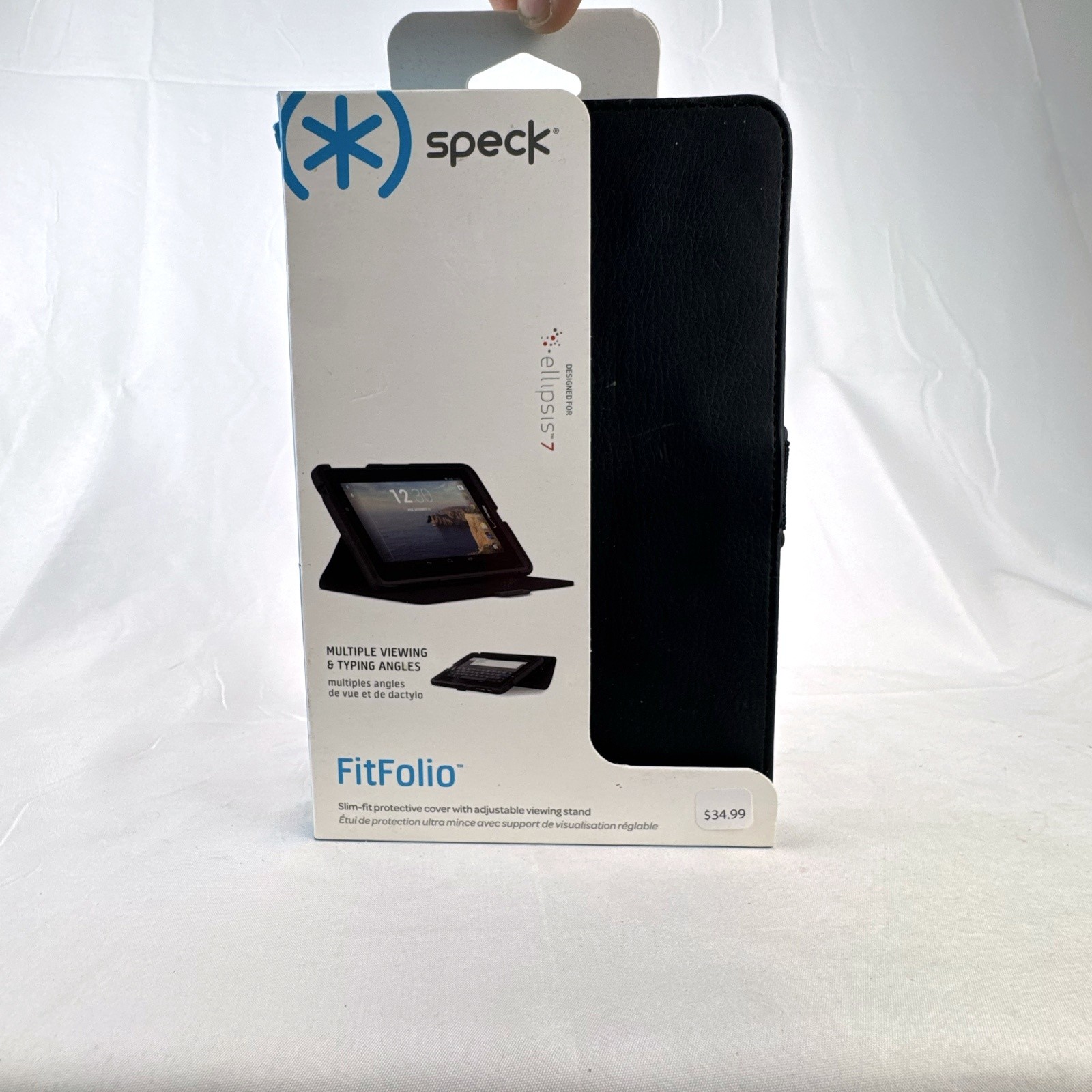 Speck FitFolio Slim Protective Case Cover Verizon Ellipsis 7 Tablet Stand Black