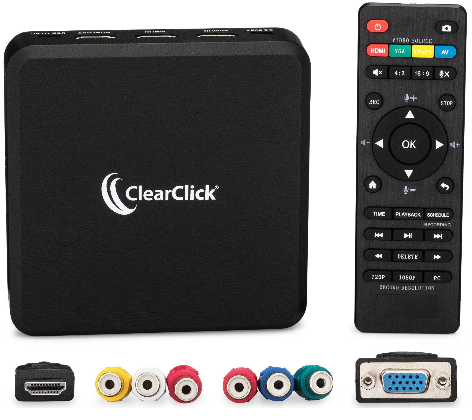 HD Video Capture Box Platinum for HDMI, RCA, AV, VGA, YpbPr, VHS, DVD, Camcorder
