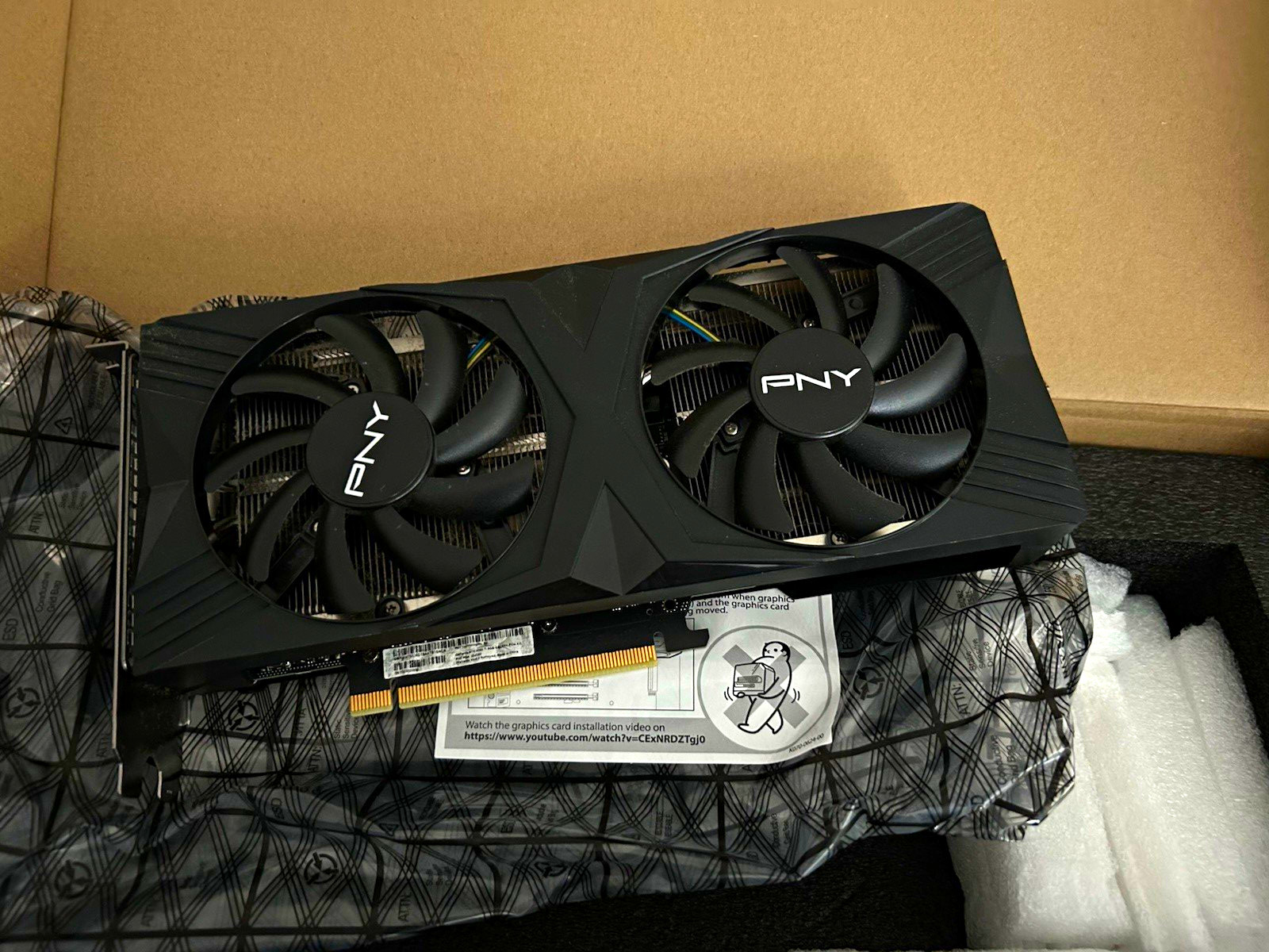 PNY NVIDIA GeForce RTX 4060Ti 8GB GDDR6 Dual Fan
