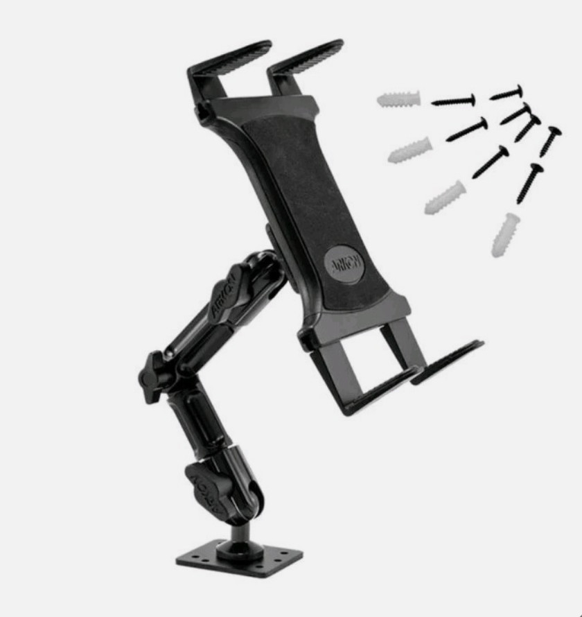 ARKON TAB806 Heavy Duty Tablet Wall Drill Base Mount w/ 8 inch Arm iPad Air MORE