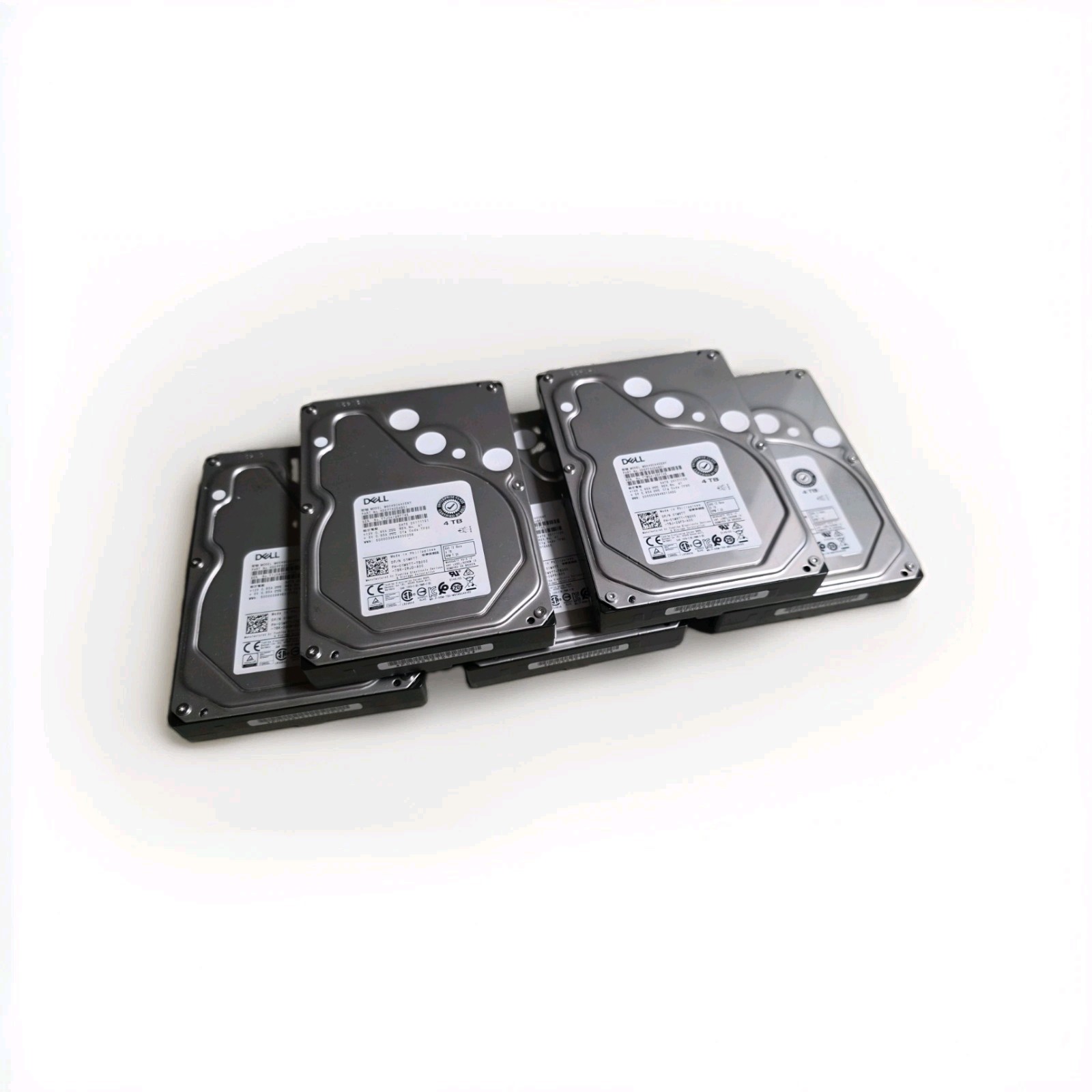 LOT of 5 X DELL MG04SCA40ENY HDD 4TB SAS 12Gb/s 7.2K 3.5" 512 b/s