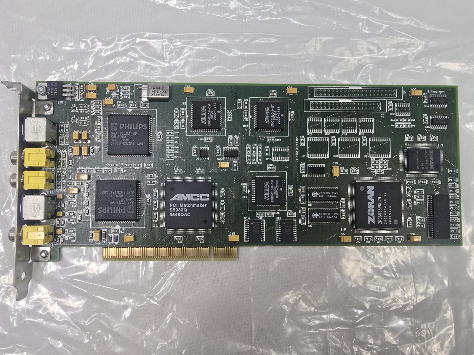 Vintage 1996 AMCC Quadrant International LUMQMOTIONPCI1 PCI Video Capture Card 