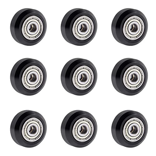 9 Pcs POM 625ZZ Linear Bearing Wheels for Creality 3D Printers - High Quality