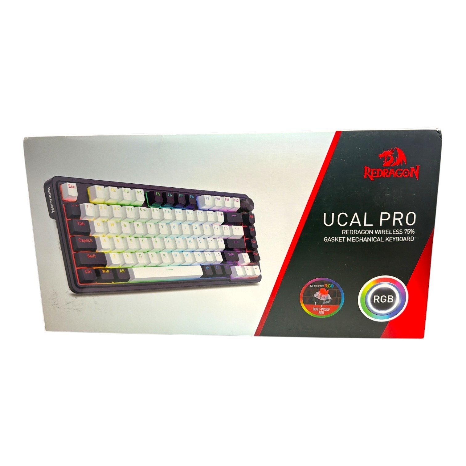 *Redragon Ucal Pro Wireless 75% Gasket-Mounted Mechanical Gaming Keyboard 