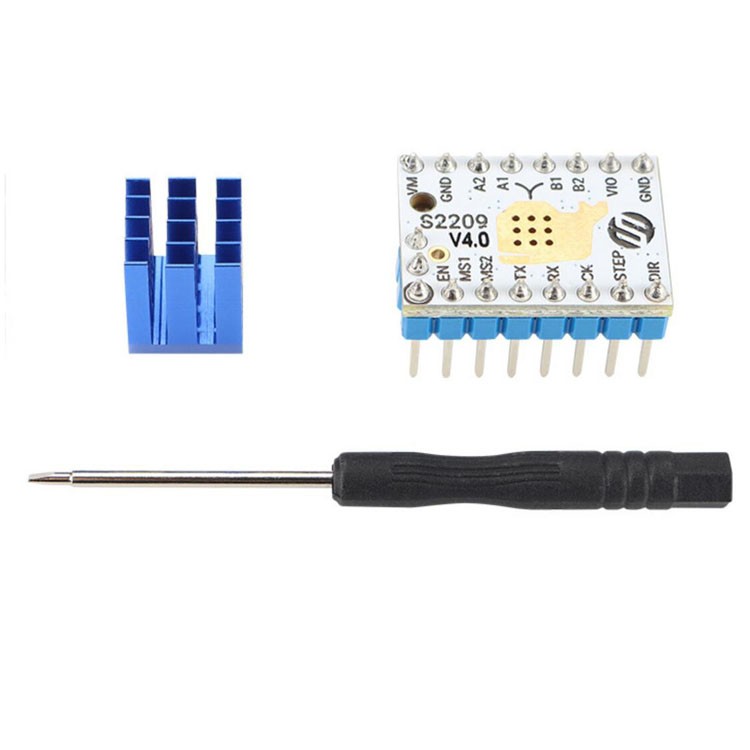 For 3D Printer TMC2209V4.0 Silent Stepper Motor Driver 5.5v High Subdivision 256