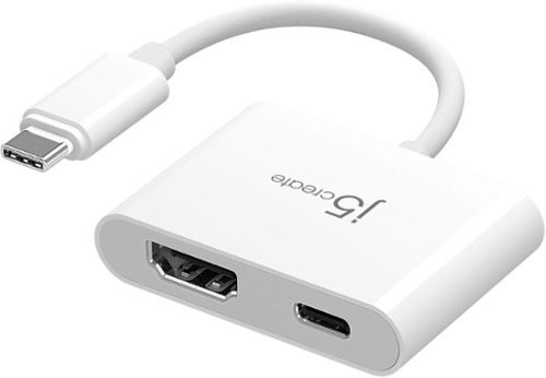 j5create USB-C to 4K HDMI with Power Delivery Adapter: 3.23ft Male-To-Female Con