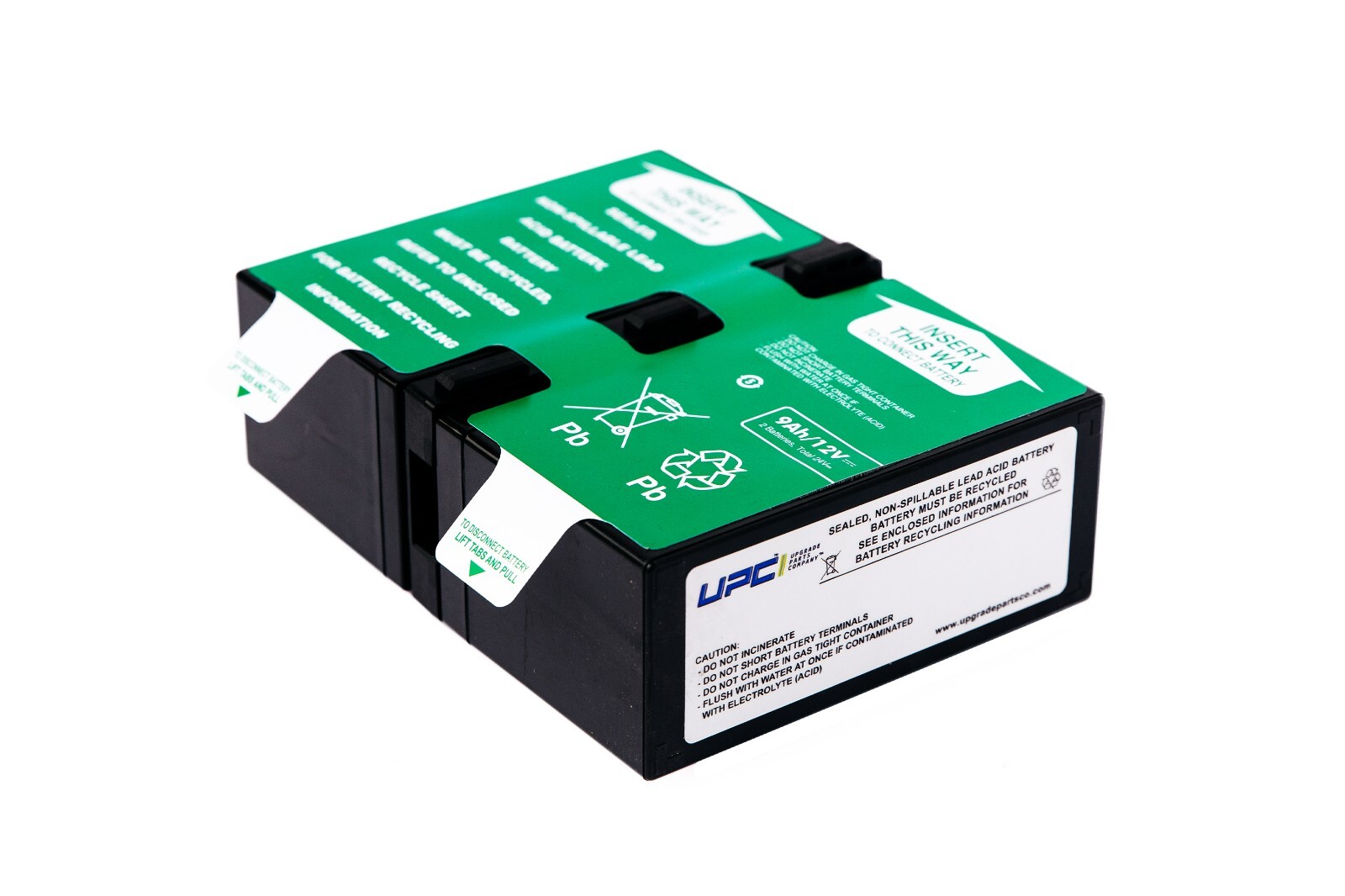APCRBC124-UPC Replacement Battery for APCRBC124 for APC UPS®: BR1300G, BX1500G