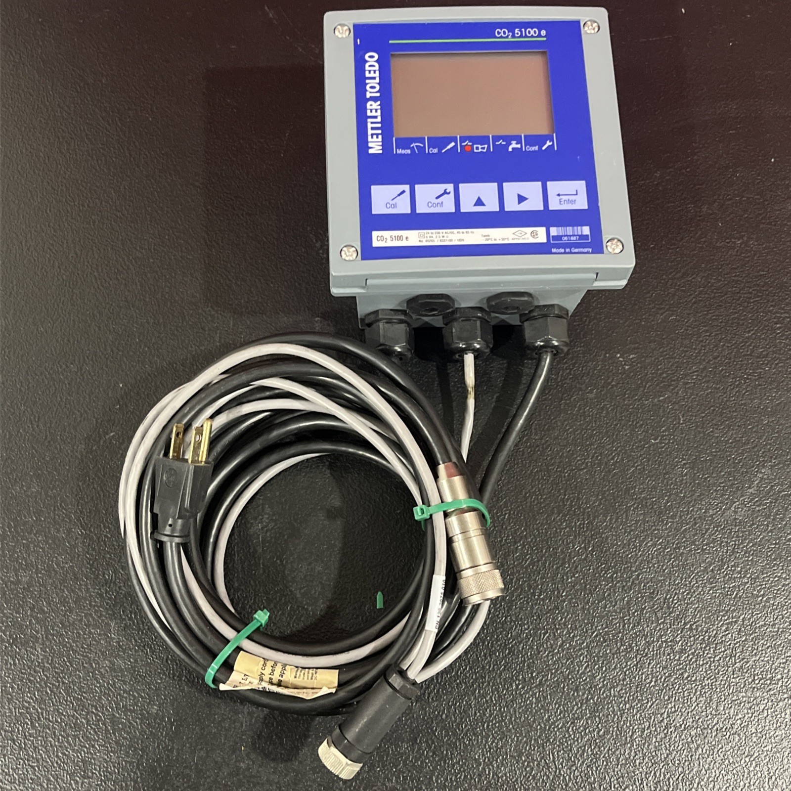 METTLER TOLEDO CO2 5100E TRANSMITTER 24-230V 061887 Alarm Present Good Cond