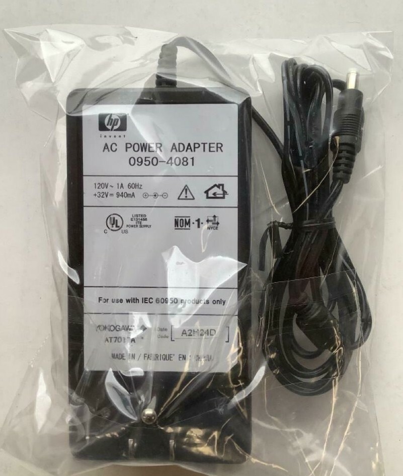 OEM HP 0950-4081 Printer AC Power Adapter Cord 32V 940mA Genuine Hewlett Packard