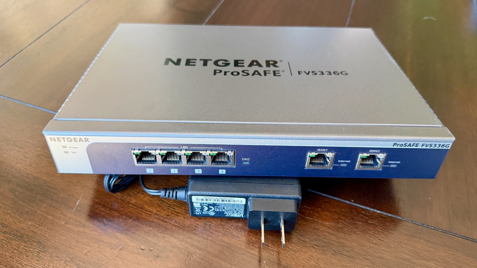 NETGEAR ProSafe FVS336G Dual WAN Gigabit VPN Firewall Router with Power Adapter