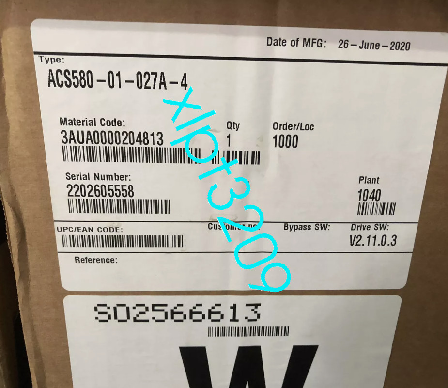 ACS580-01-027A-4 NEW ABB Frequency converter FedEx or DHL