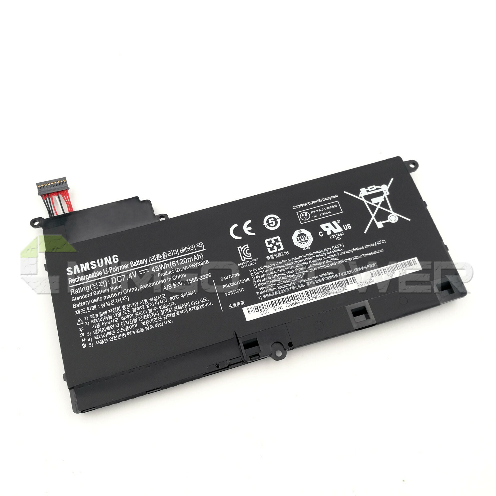Genuine AA-PBYN8AB 45Wh Battery for Samsung NP530U4B 530U4C 535U4C 530U4C-A01 