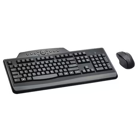Kensington K72408usa Keyboard And Mouse Set, Black, 2 3/4" H