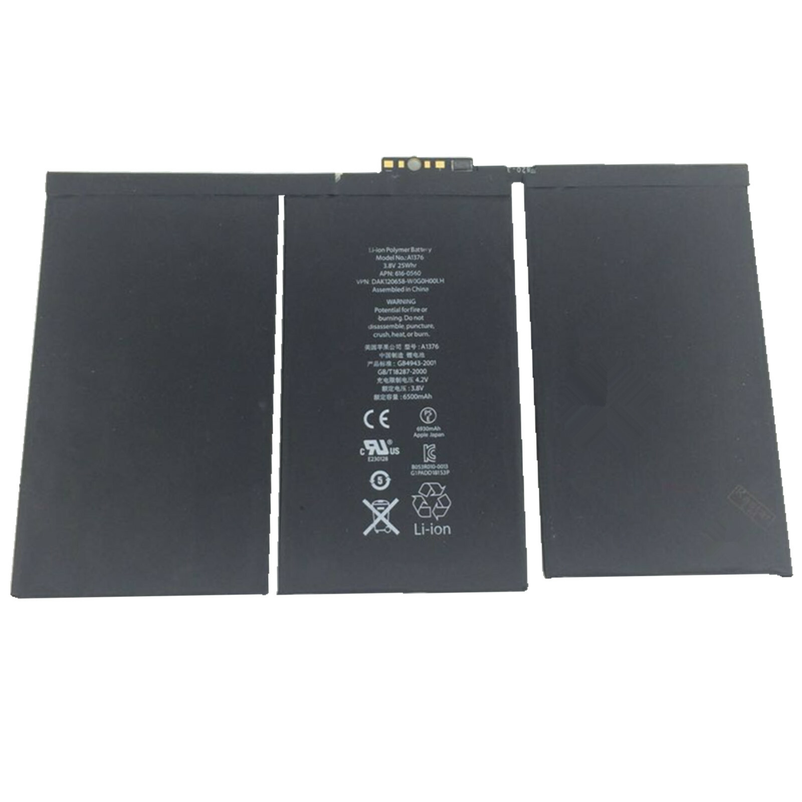 Kastar Battery Replace for Apple iPad 2 2nd generation A1395 A1396 A1397 A1376