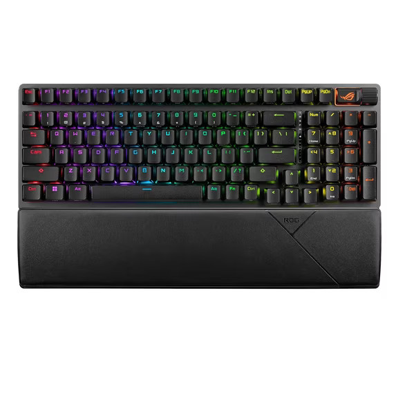 ASUS ROG Strix Scope II 96 Wireless Gaming Keyboard, Tri-Mode Connection