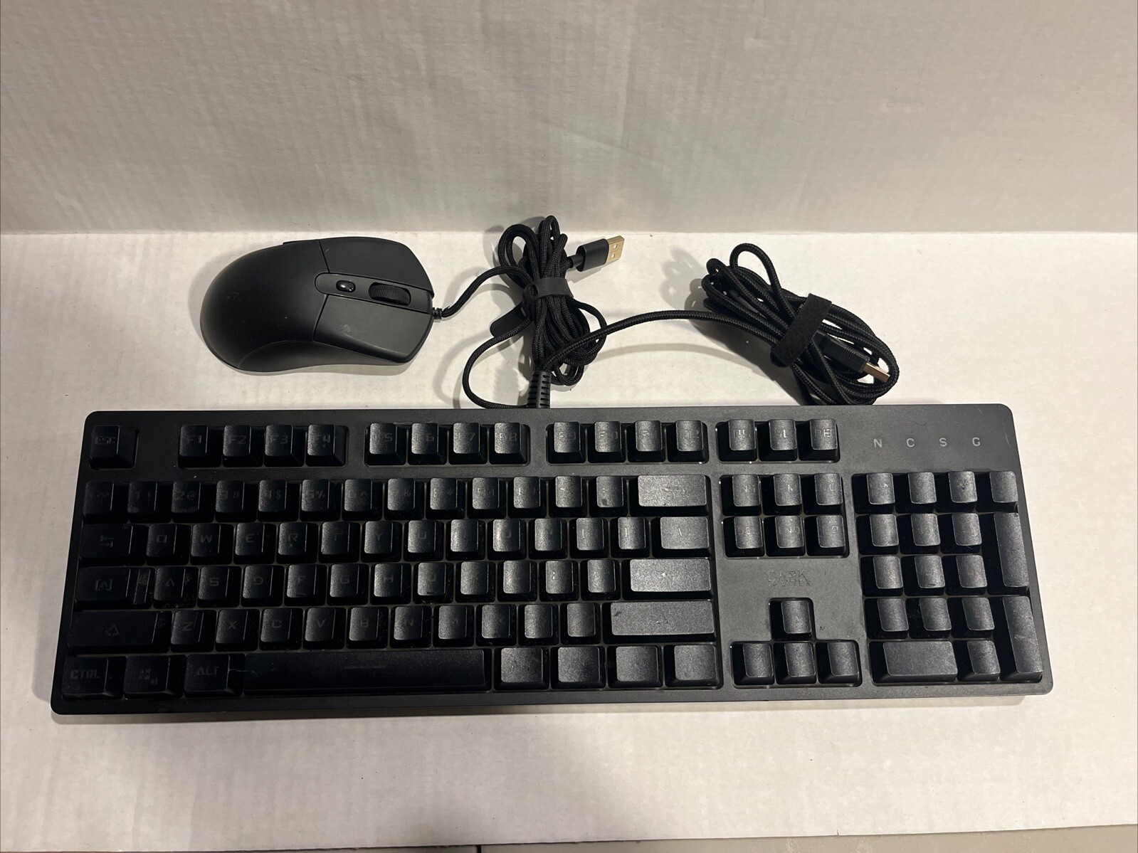 Dark Matter Collider Mechanical Gaming Keyboard And Mouse Black