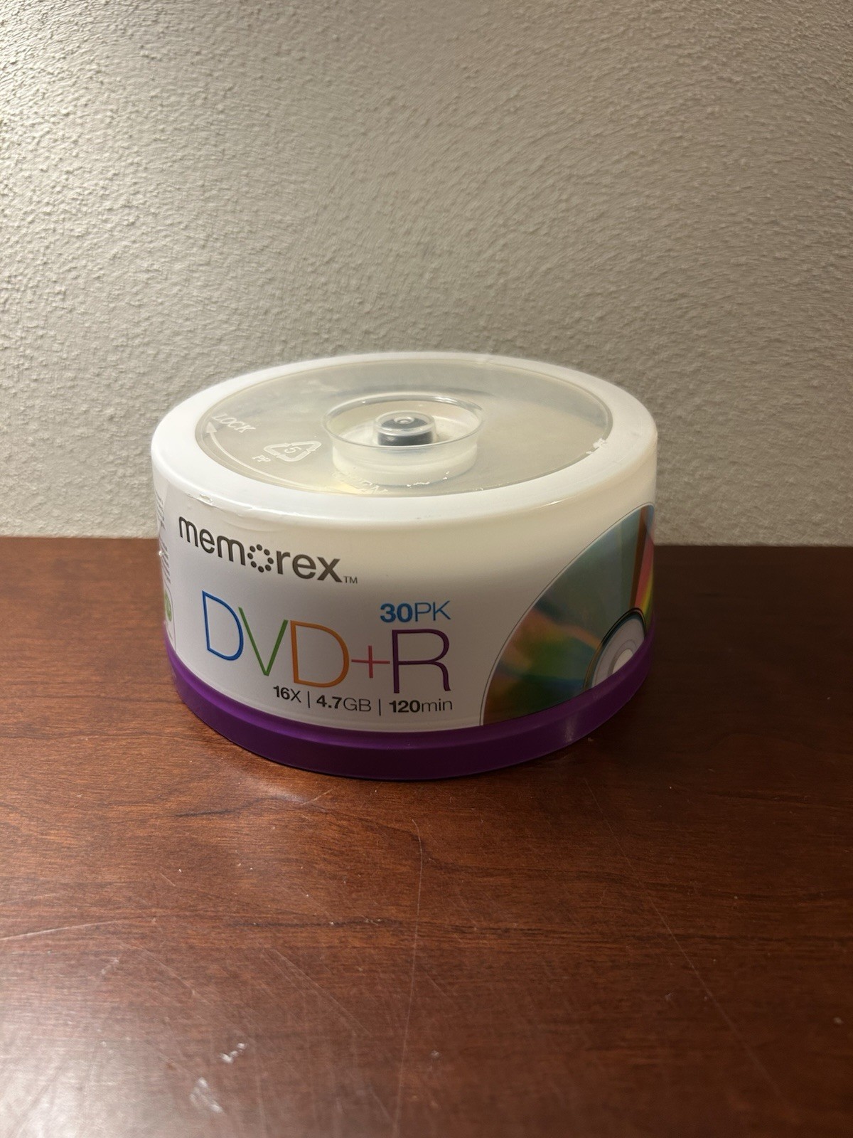 Memorex DVD+R 16x 4.7GB 120 Min Video 30-pack NEW Spindle Computer Home Recorder