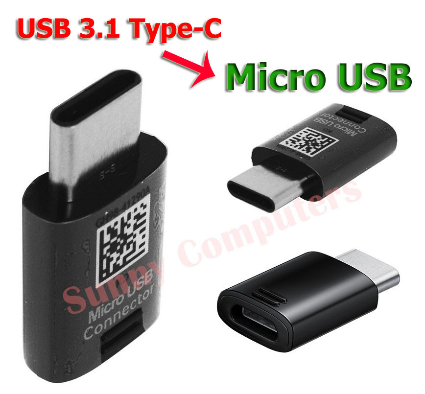 Samsung Original Micro USB to Type-C Converter Adapter For Galaxy S8 S8+ Note8