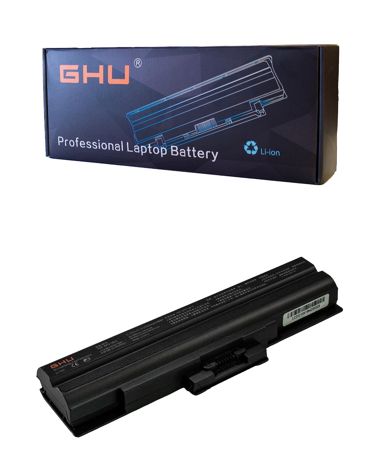 58Wh Laptop Battery Replacement for Sony VAIO VGN-AW CS FW - Compatible VGP-BPS2