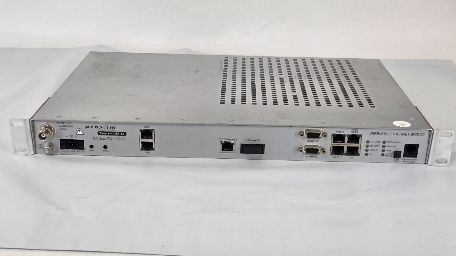 PROXIM Tsunami.GX 90 Wireless Ethernet Bridge 100 BaseTX + 2T/2E GX IDU
