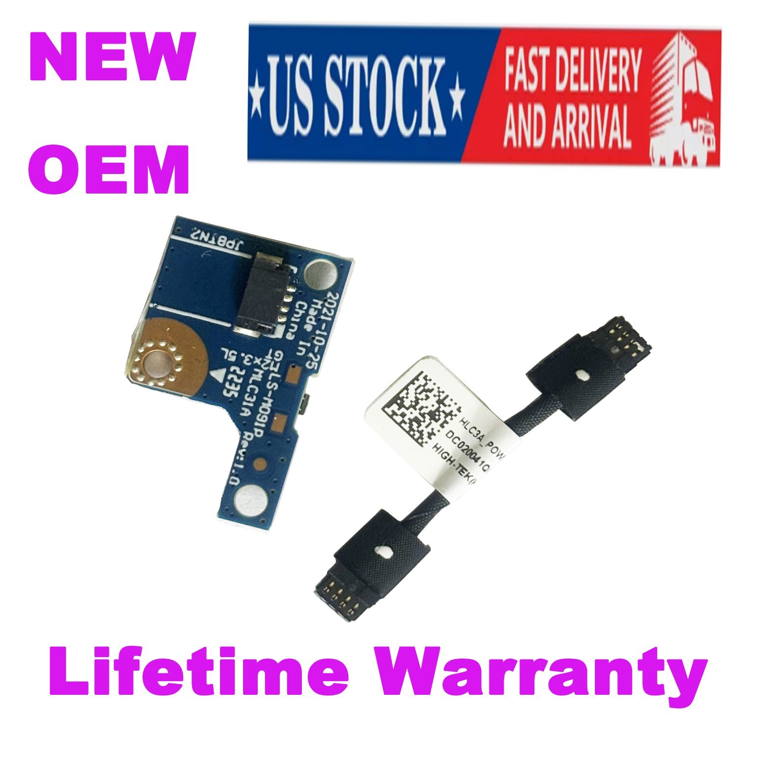 New original Lenovo Power Button Board with cable 82UD0002US Yoga 6 13ALC7