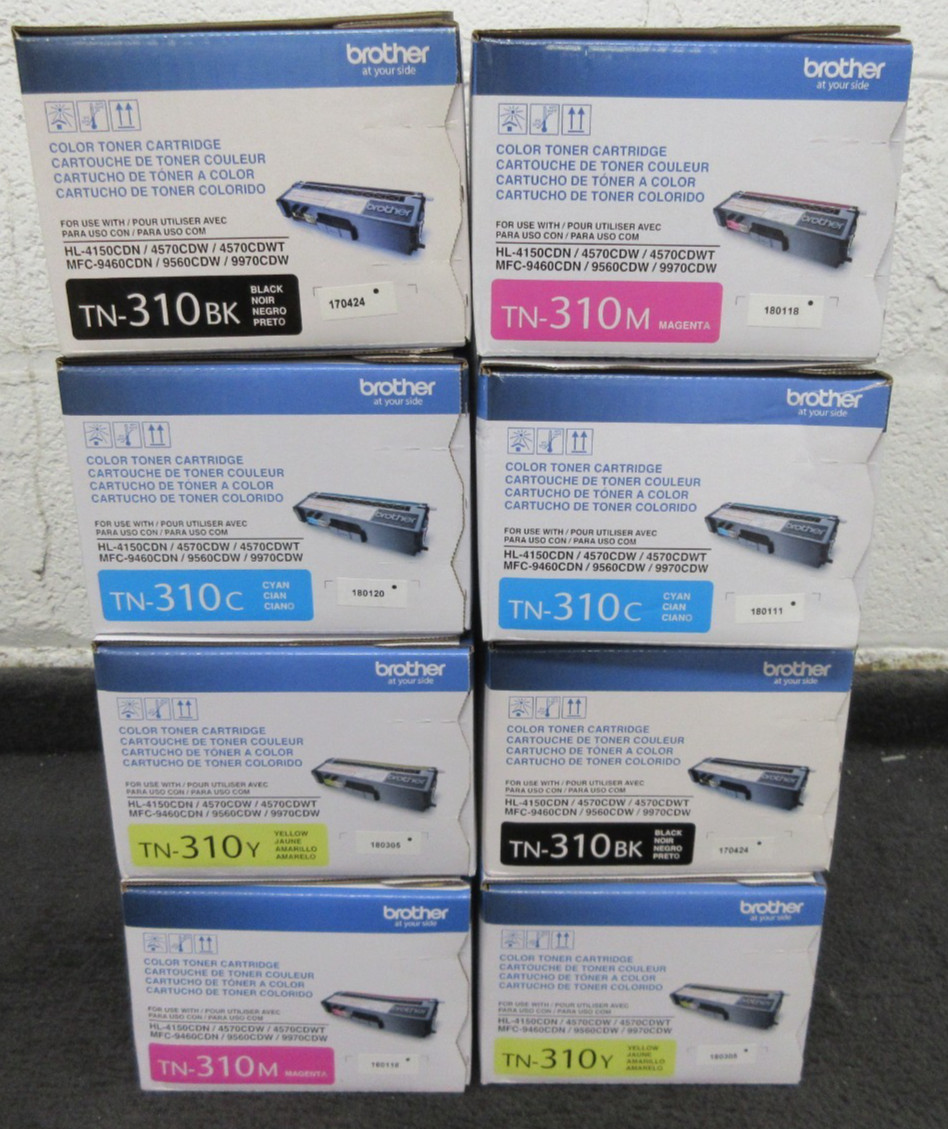 Lot of 8 Brother TONER