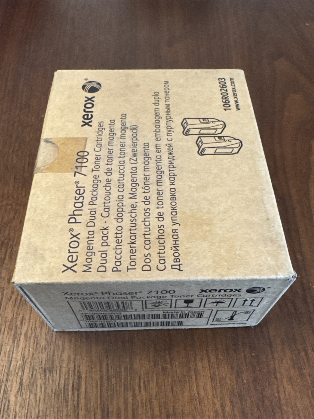 Genuine Xerox Phaser 7100 Magenta High Capacity Tone -  (9,000 Pages) - NEW