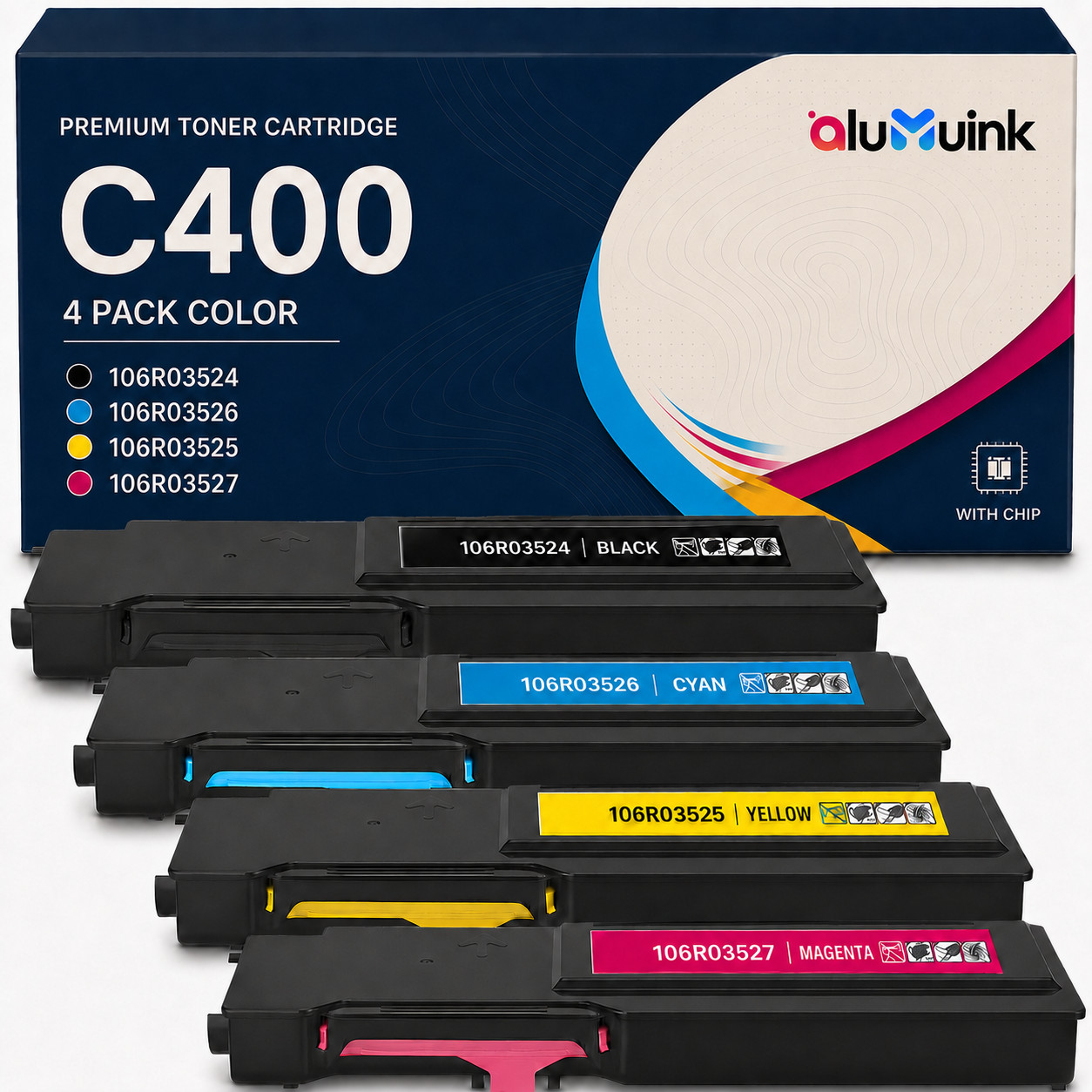C400 Extra High-Yield Toner Cartridge for C405DN C405 C400D C405N C400DN C/M/Y/B