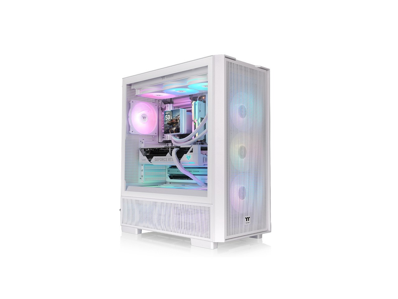 Thermaltake S380 TG ARGB; 1x120mm SF120 ARGB & 1x360mm SF360 ARGB PWM Fans