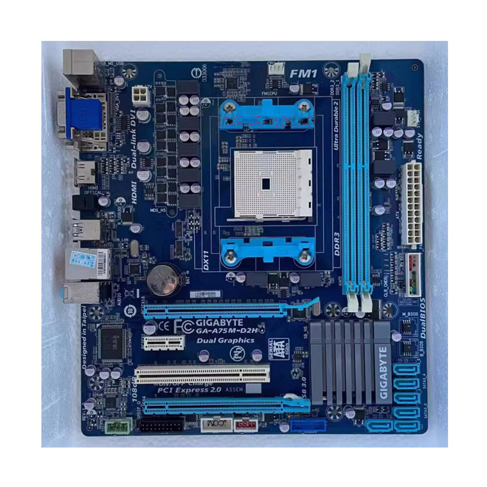 For Gigabyte GA-A75M-D2H DDR3 computer FM1 motherboard integrated with