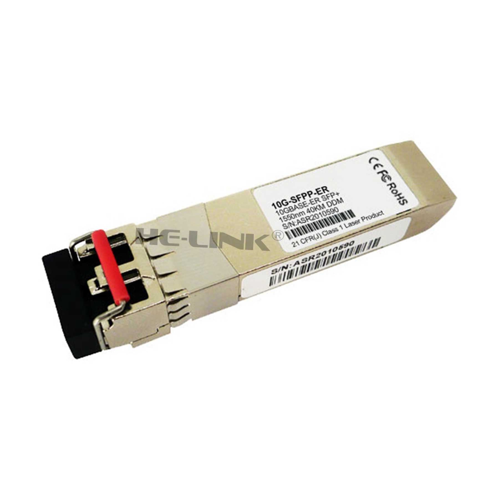 10G-SFPP-ER Brocade Compatible 10Gbps SFP+ 1550nm 40km Transceiver