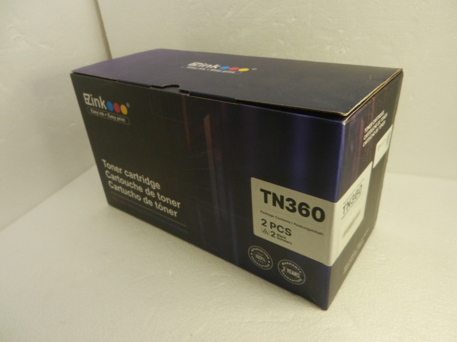 2PK TN-360 TN360 Black Toner Cartridge for Brother TN-360 MFC-7340 drum unit