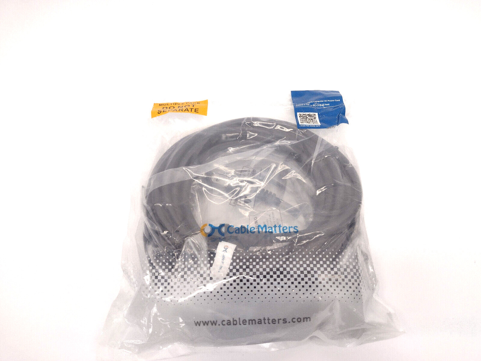 Cable Matters 081159815912 2 Pack 6' Computer AC Power Cord