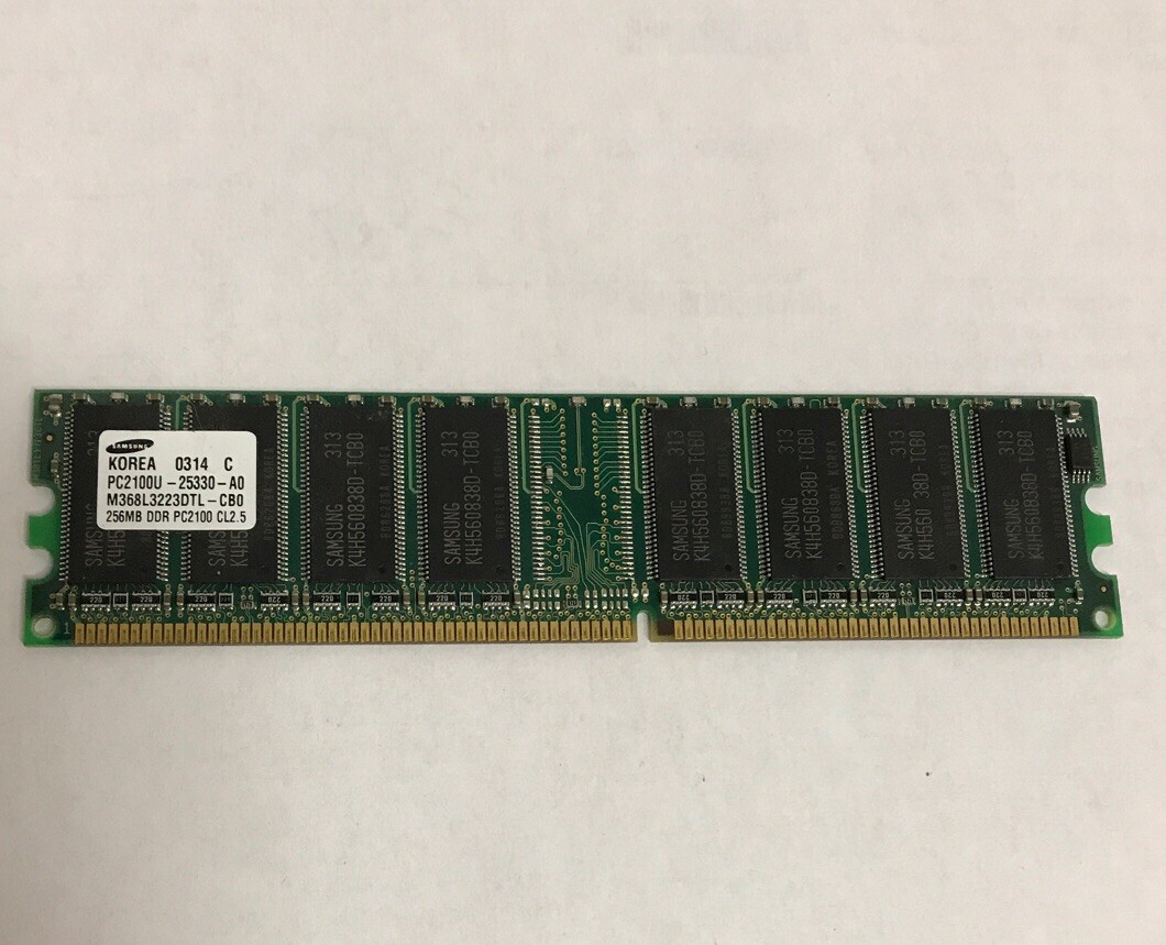 Samsung M368L3223DTL-CB0 COMPAQ 175924-001 256MB 333MHZ PC2100 DDR-266MH RAM Tes