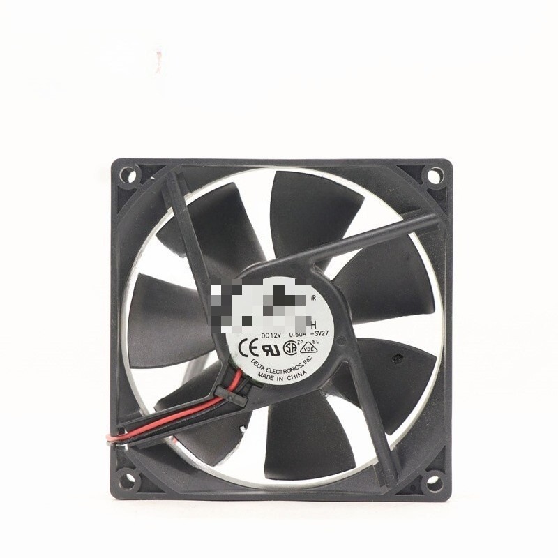 Delta Fan AFB0912VH DC 12V 0.60A 2-Wire 92*92*25MM Axial Cooling Fan