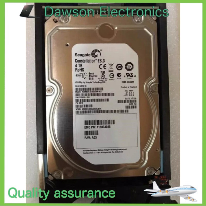 Open boxEMC V4-VS07-040 005050748 005050953 4TB SAS 3.5" 7.2K VNX HARD DRIVE