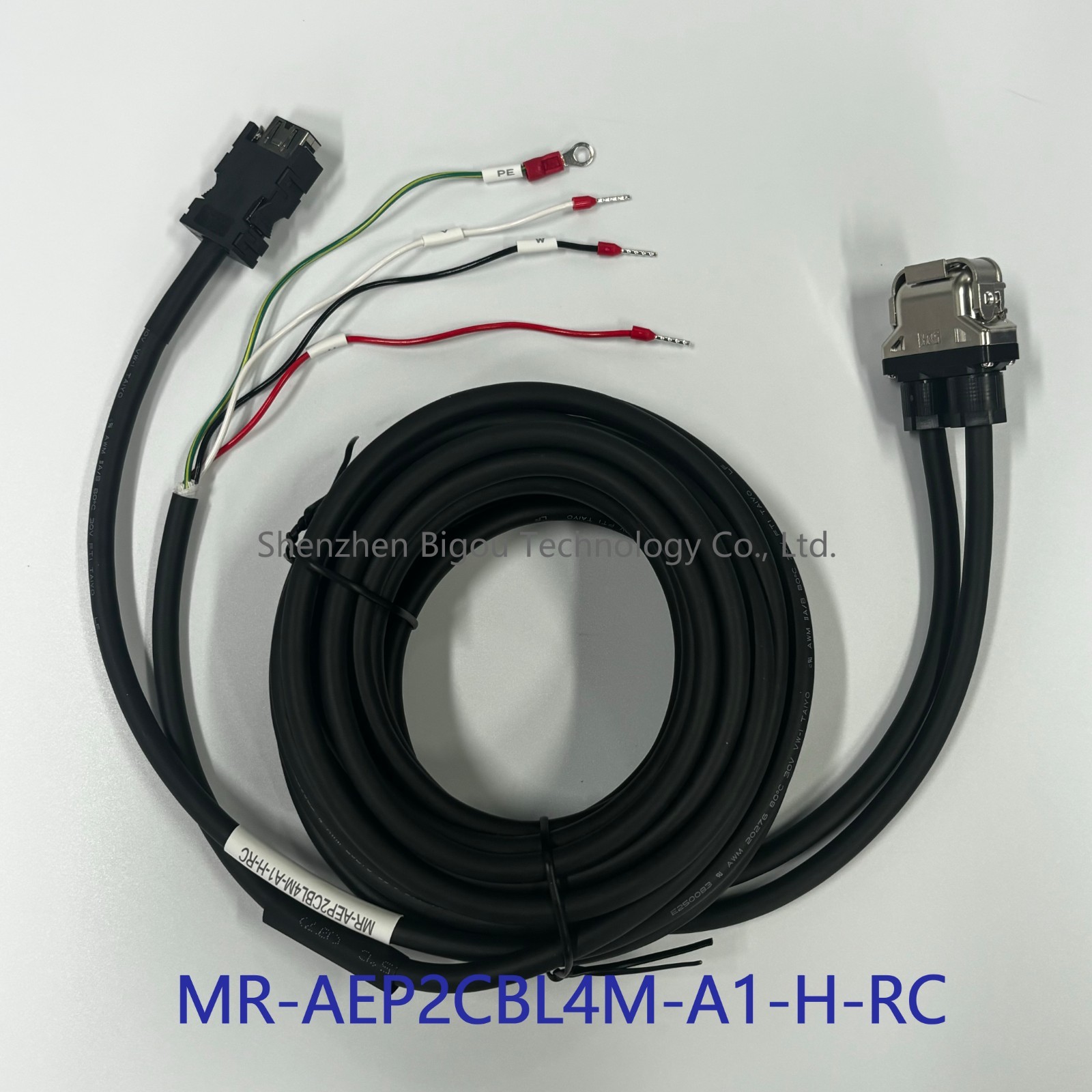 High-Flex Servo Power Cable Compatible with Mitsubishi MR-AEP2CBL4M-A1-H MR-J5