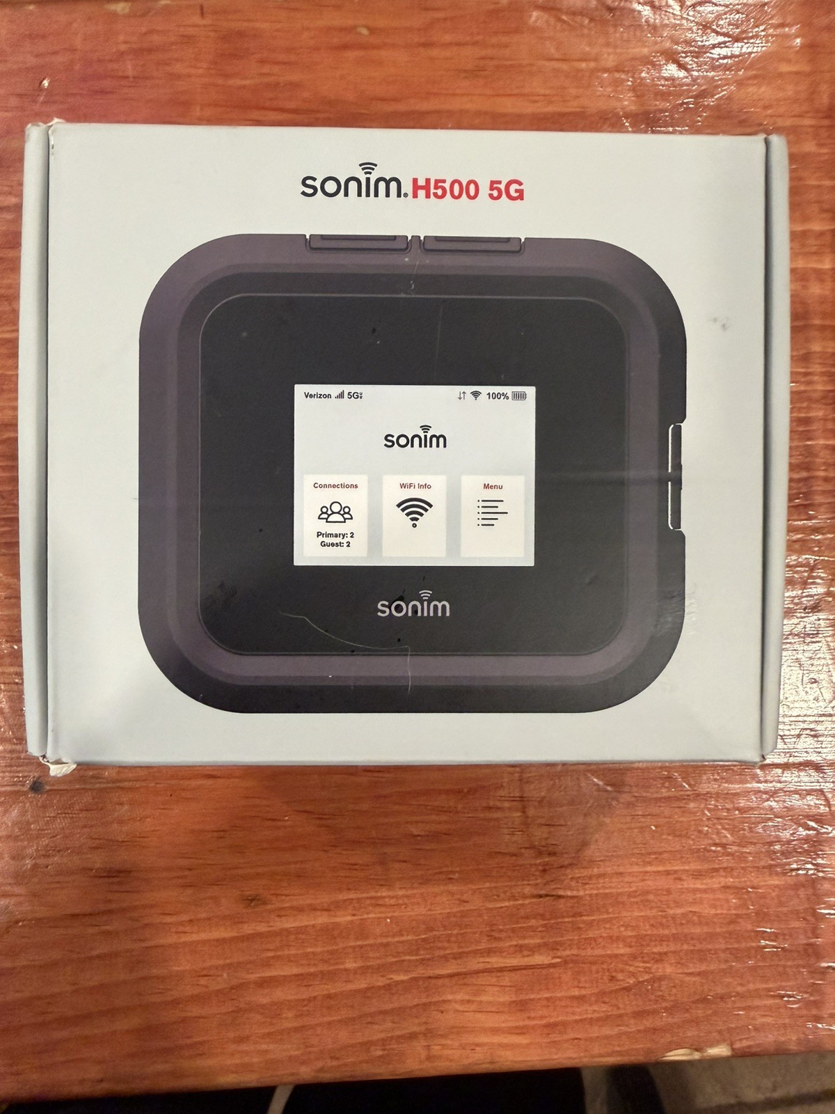 Sonim H500 5G Mobile Hotspot Wi-Fi 6E Verizon 