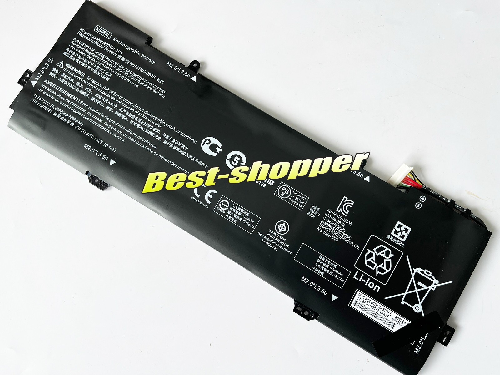 USA New Genuine KB06XL HSTNN-DB7R battery for HP Spectre x360 15-BL Series