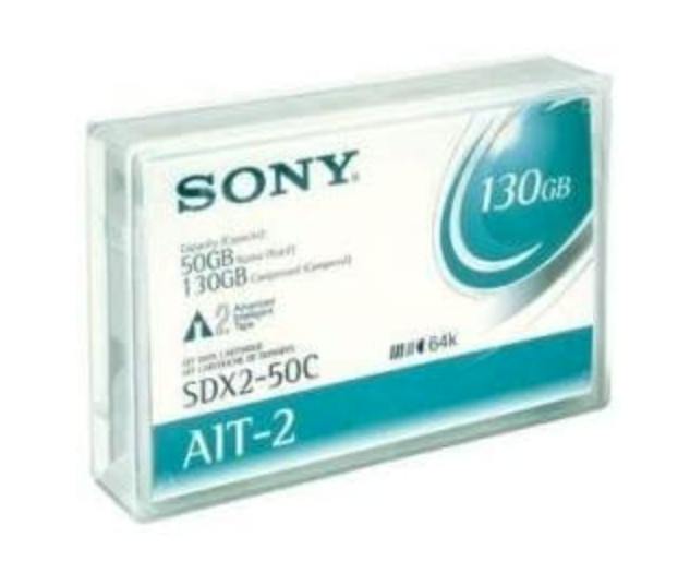 2PCS New Top Quality  Sony AIT-2 SDX2-50C Tape (50 GB/130GB) 