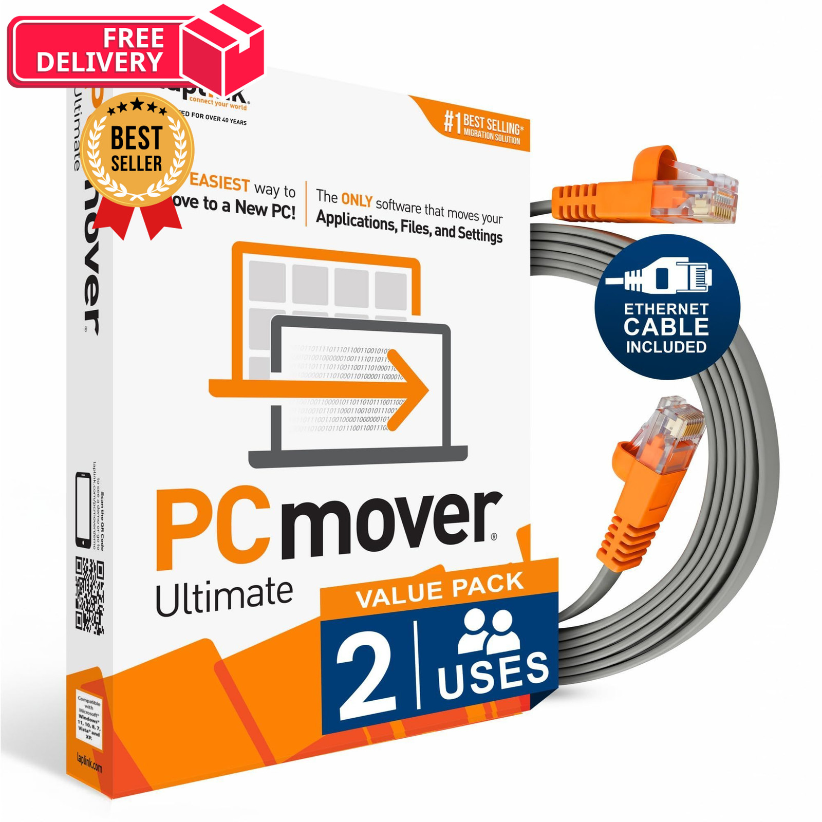 Laplink PCmover Ultimate 11 - Migration of your Applications, Files and White