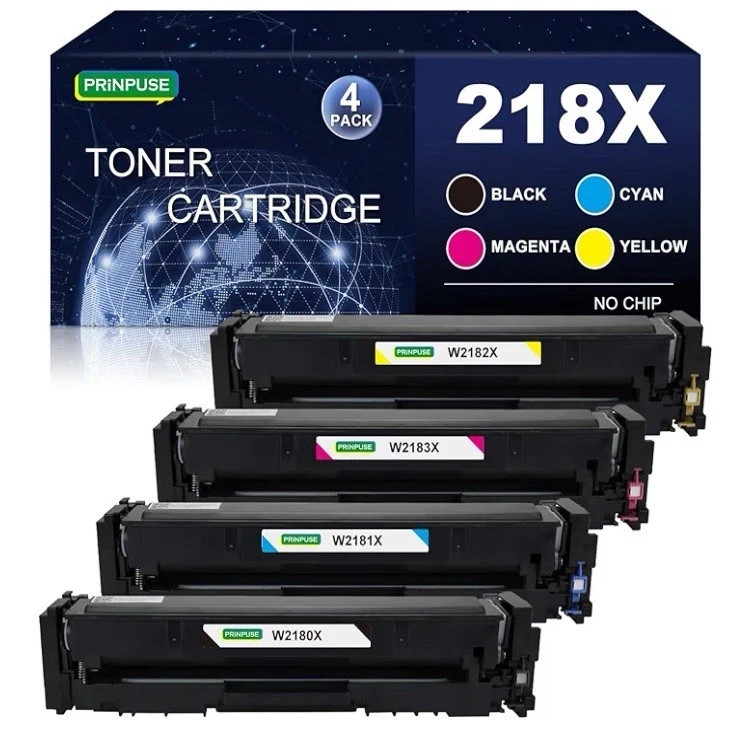 218X Toner Cartridges Replacement Compatible with HP 218X W2180X W2181X W2182...