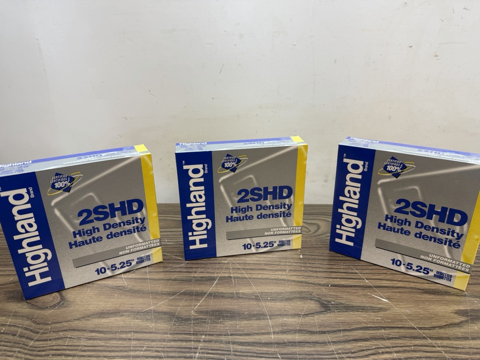 VINTAGE HIGHLAND 2SHD 5.25” 1.2MB HIGH DENSITY FLOPPY DISKS 30 PACK SEALED
