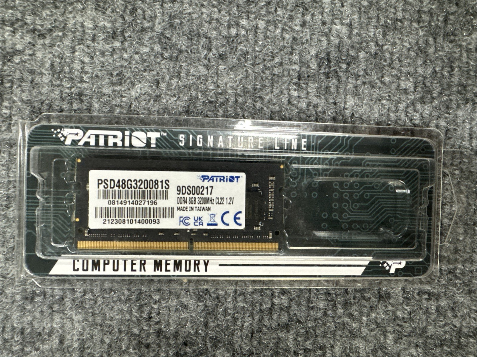 Patriot SL 8GB (1x8GB) DDR4-3200 PC4-25600 260-Pin SODIMM Laptop/Notebook Memory