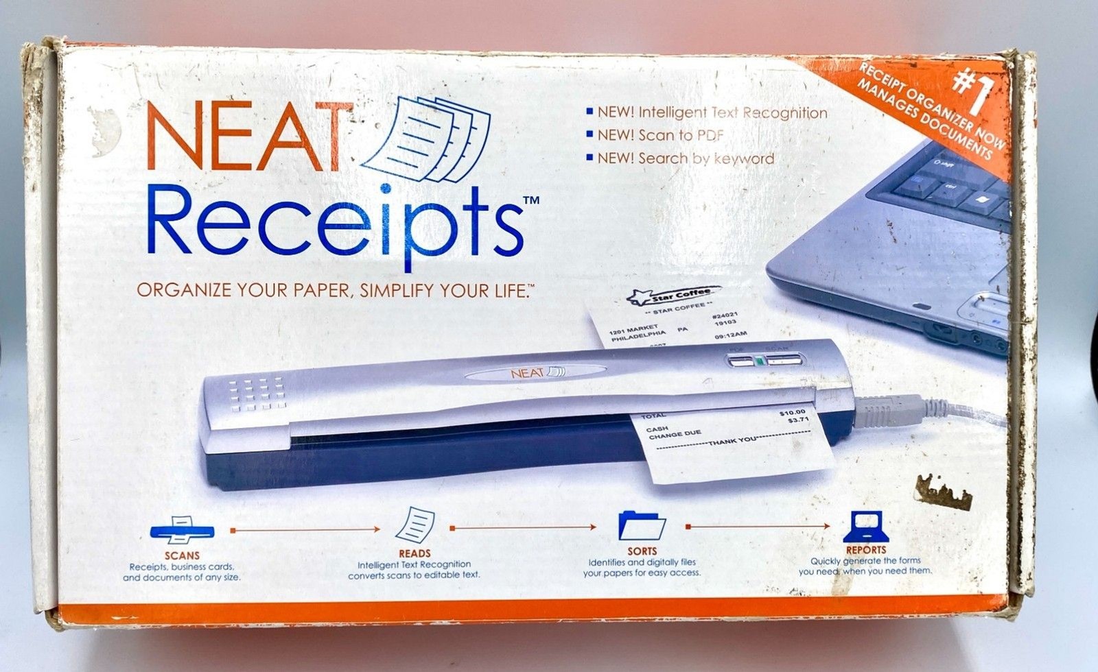 Neat Receipts Mobile Scanner and Digital Filing System for PC and Mac