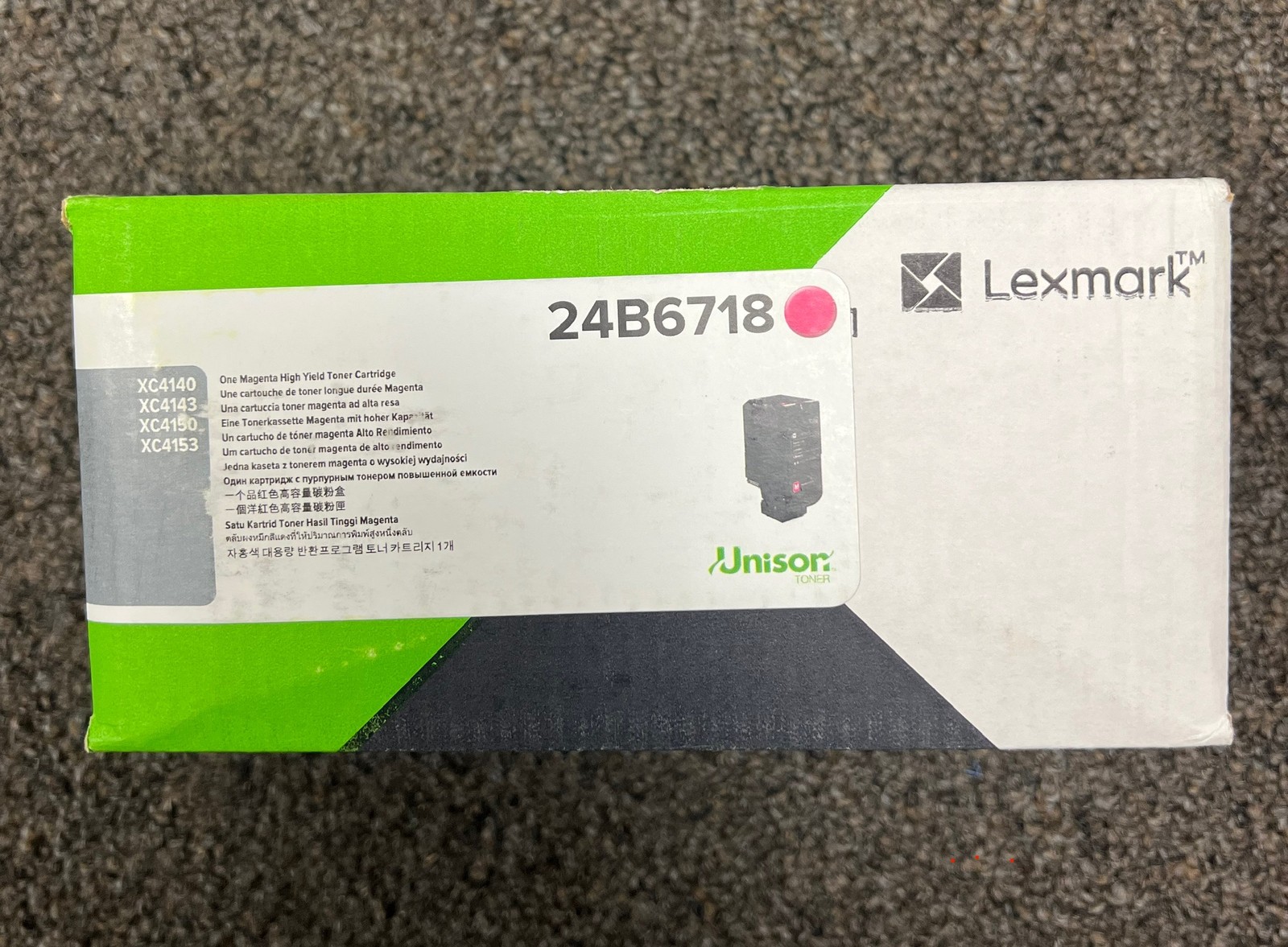Genuine Lexmark 24B6718 Magenta Toner Cartridge XC4140 XC4143 XC4150 (NEW)