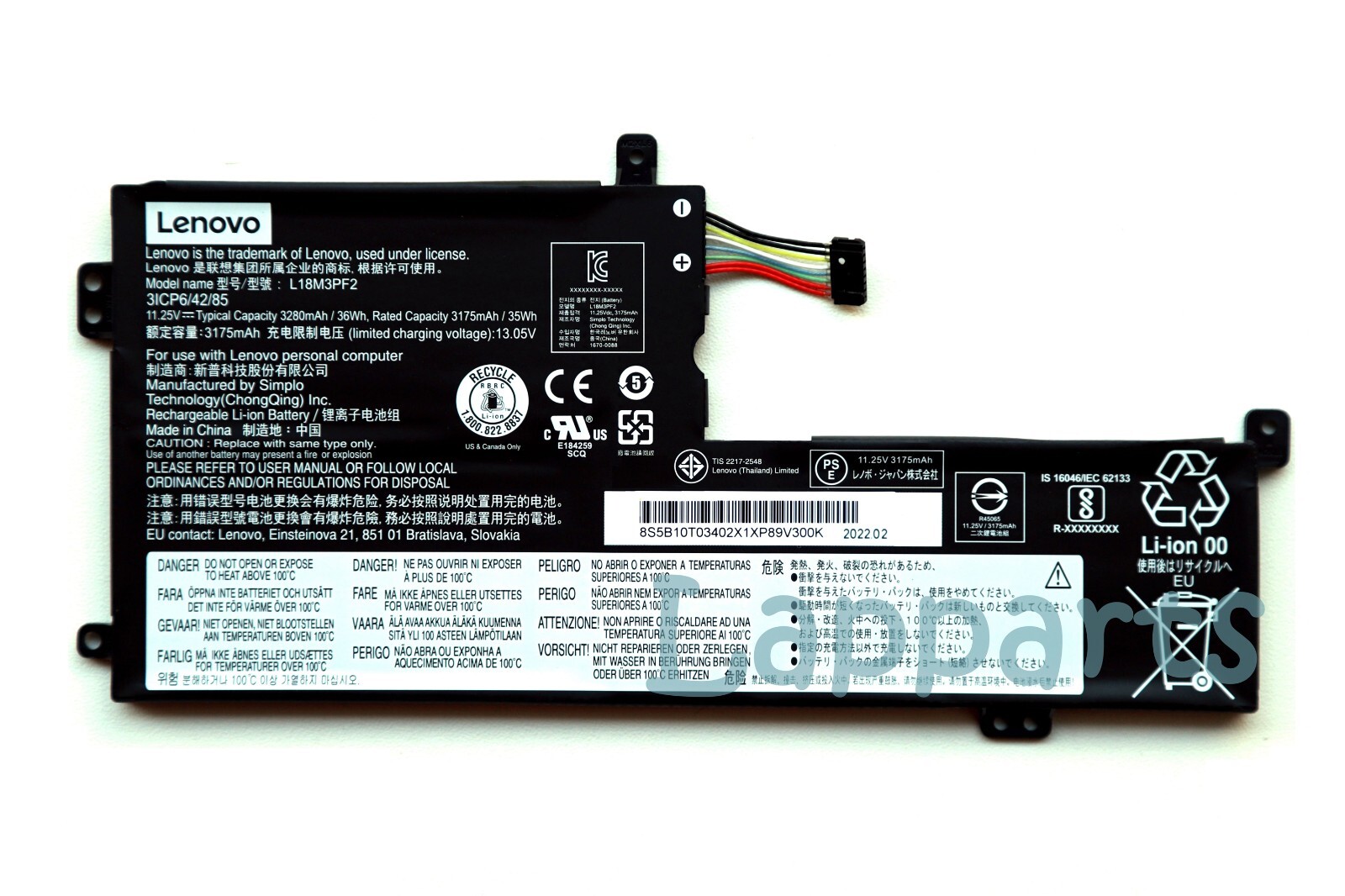 New Genuine L18M3PF2 Battery for Lenovo IdeaPad L340-15API L340-15IWL L340-17API